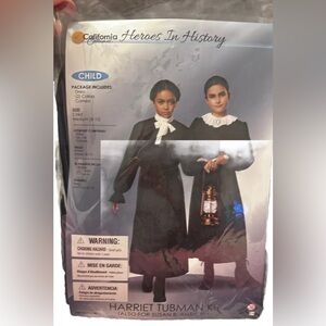 Susan B Anthony OR Harriet Tubman 1800s Colonial Victorian Costume Child Med NWT